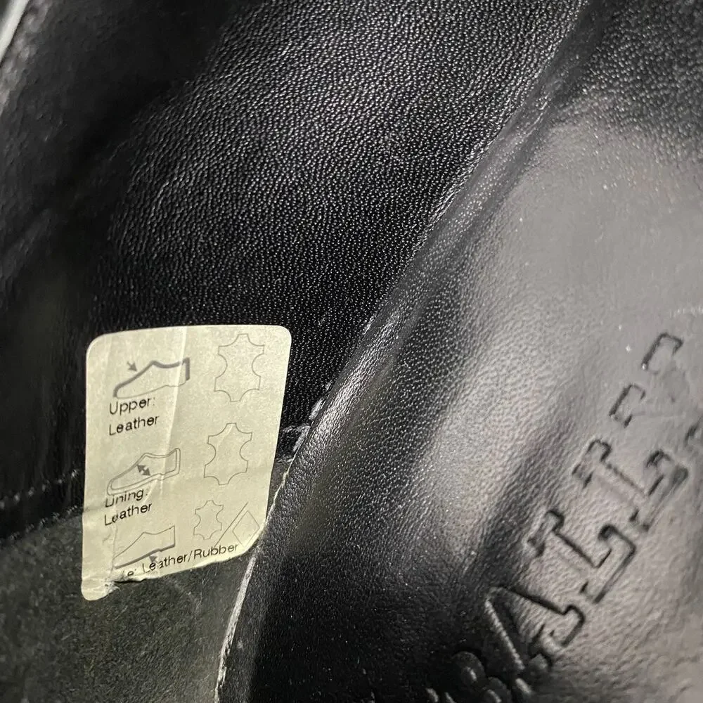 Bally Vignolo Black Leather HorseBit Loafers Men 9.5 D Swiss Made Quiet Luxury